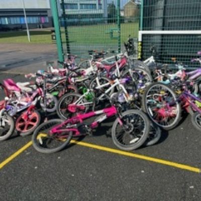 'Bike Handout' Community Event
